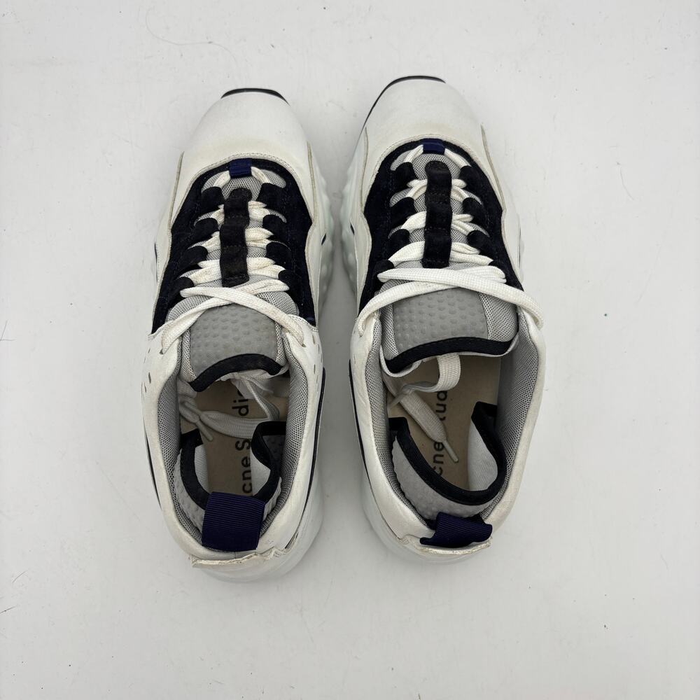 Acne Studios Manhattan Black White Chunky Sneakers Women's 39 - Picture 6 of 13